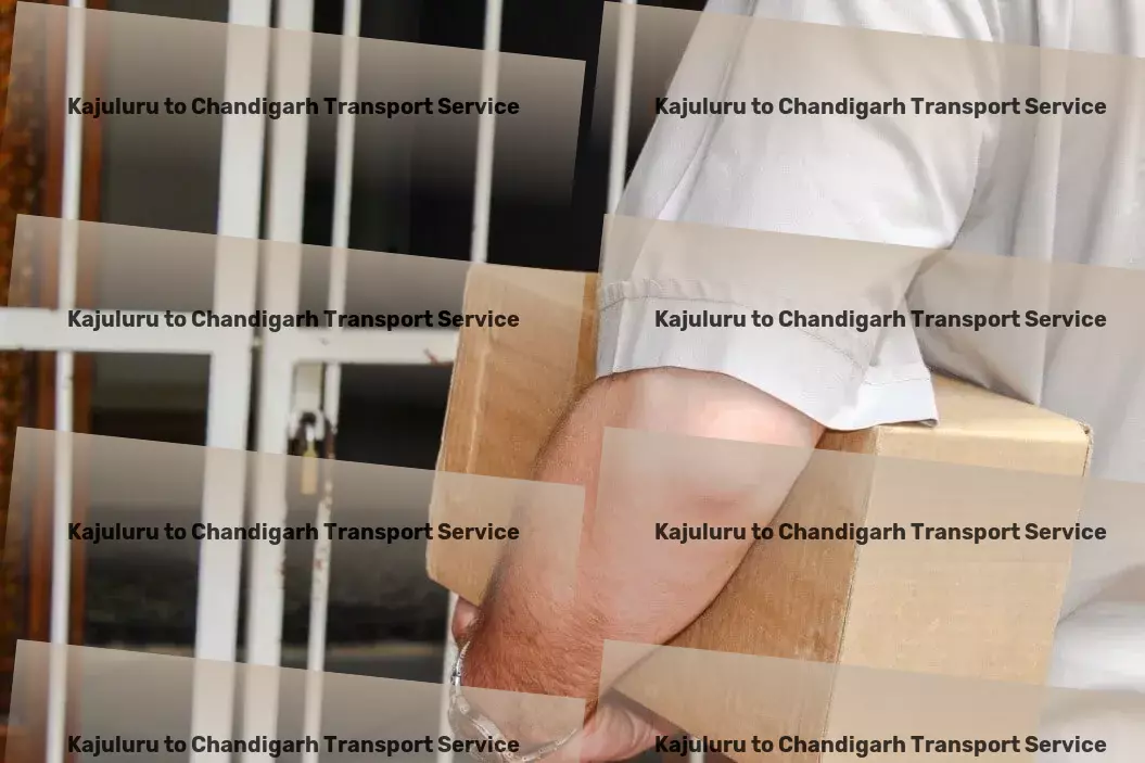 Kajuluru to Chandigarh Packers And Movers Local heavy load shipping