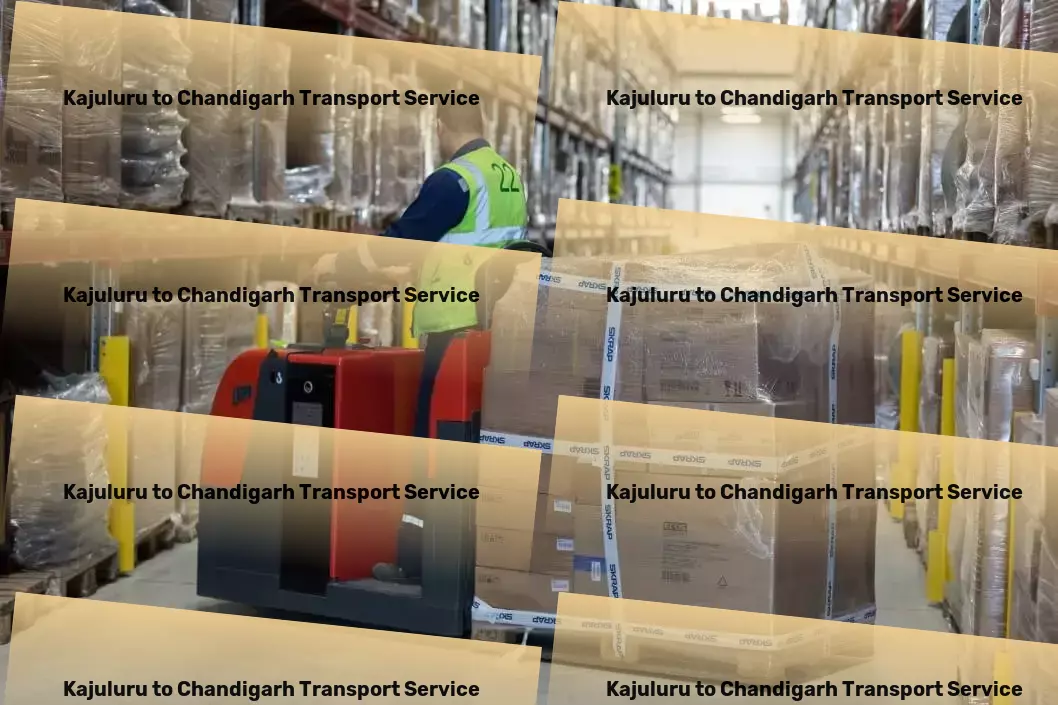 Kajuluru to Chandigarh Packers And Movers Comprehensive transport services dedicated to Indian logistics! - Heavy goods logistics