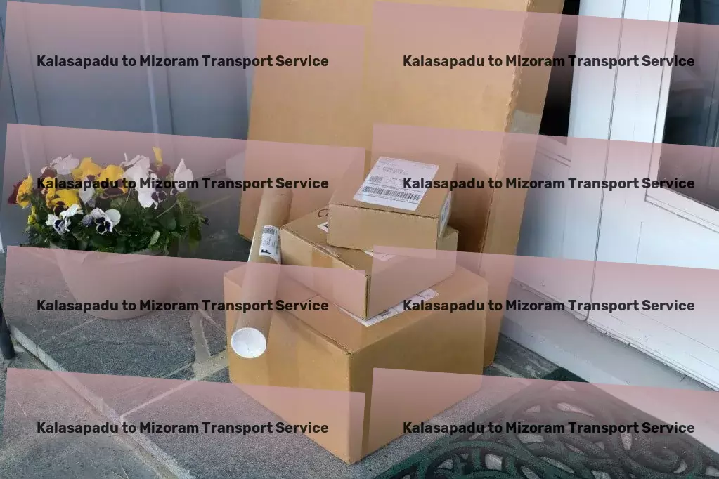 Kalasapadu to Mizoram Packers And Movers Multi-destination shipping