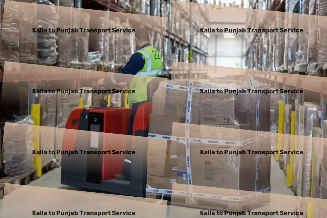 Kalla to Punjab Packers And Movers Efficient furniture logistics